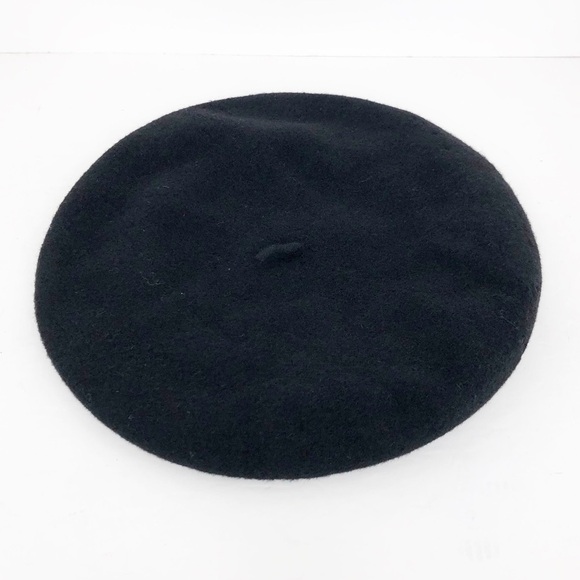 French black beret wool hat - Picture 7 of 11